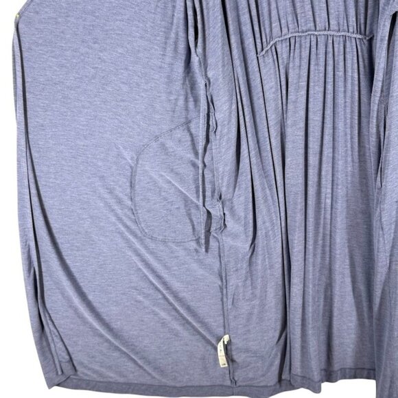 Soma L/XL Cool Nights Long Sleeve Robe Soft Purple Lavender Wrap - Picture 10 of 15